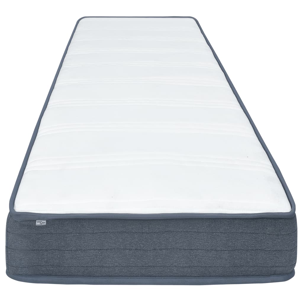 vidaXL Colchón box spring tela 190x90x20 cm suavidad media - Image 3