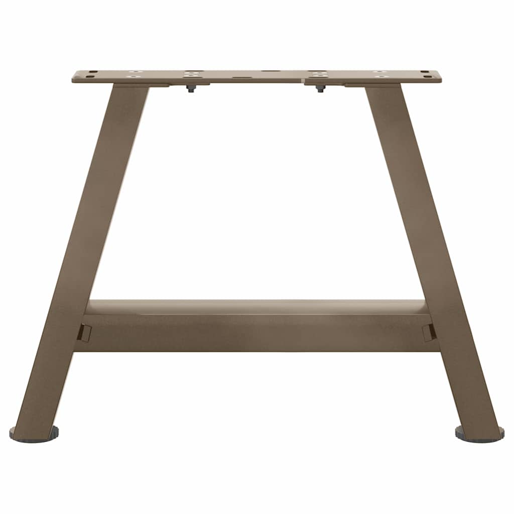 vidaXL Patas para mesa de centro en forma de A (2 unidades, 30 x 30-31 cm, acero) - Image 5