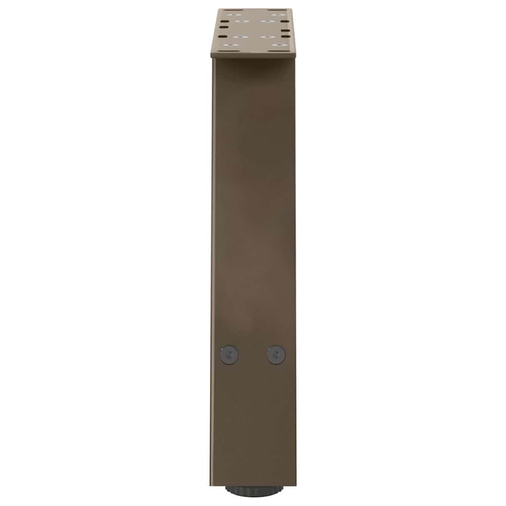 vidaXL Patas para mesa de centro en forma de A (2 unidades, 30 x 30-31 cm, acero) - Image 6
