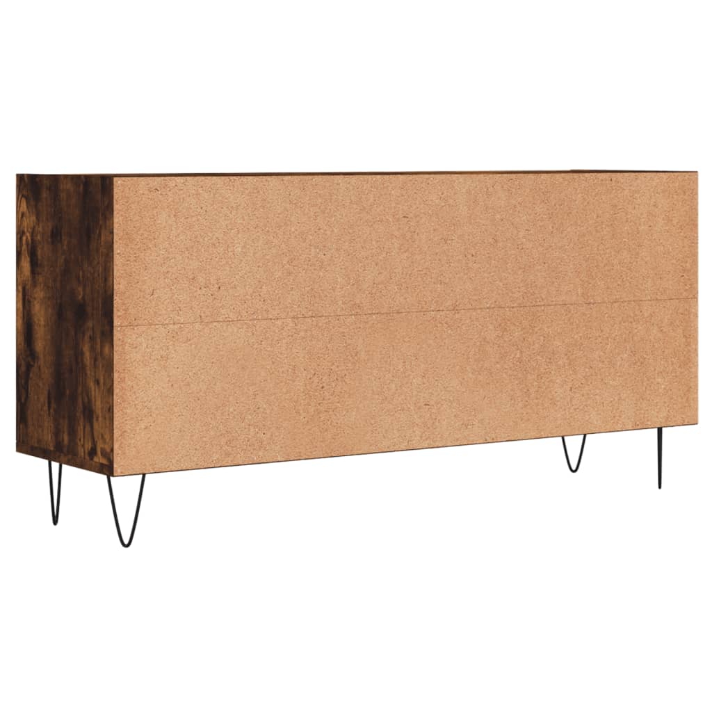 vidaXL Mueble de TV madera de ingeniería roble ahumado 103,5x30x50 cm - Image 6