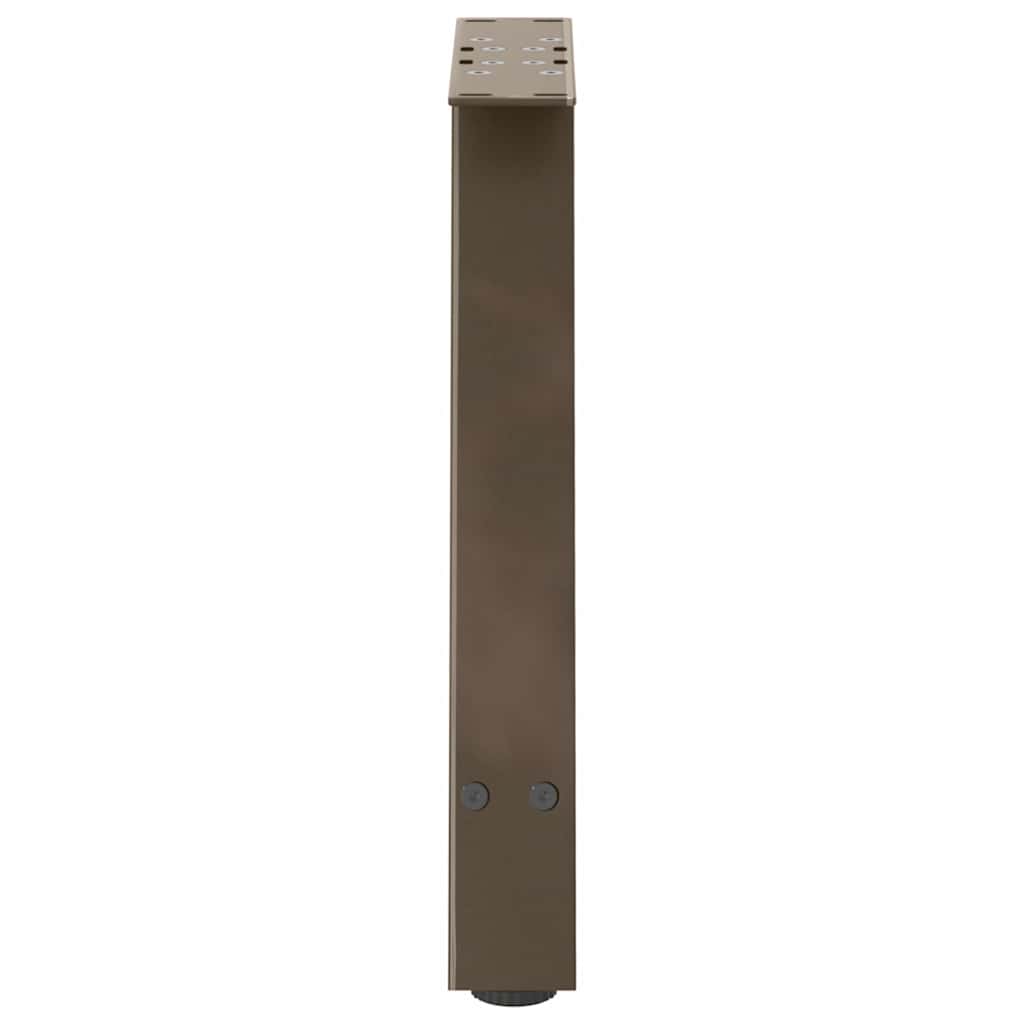 vidaXL Patas para mesa de centro en forma de A (2 unidades, 38 x 42-43 cm, acero) - Image 6
