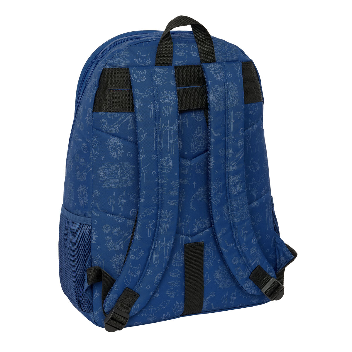 Zaino Scuola How to Train Your Dragon Blu scuro 32 x 44 x 16 cm - Image 3