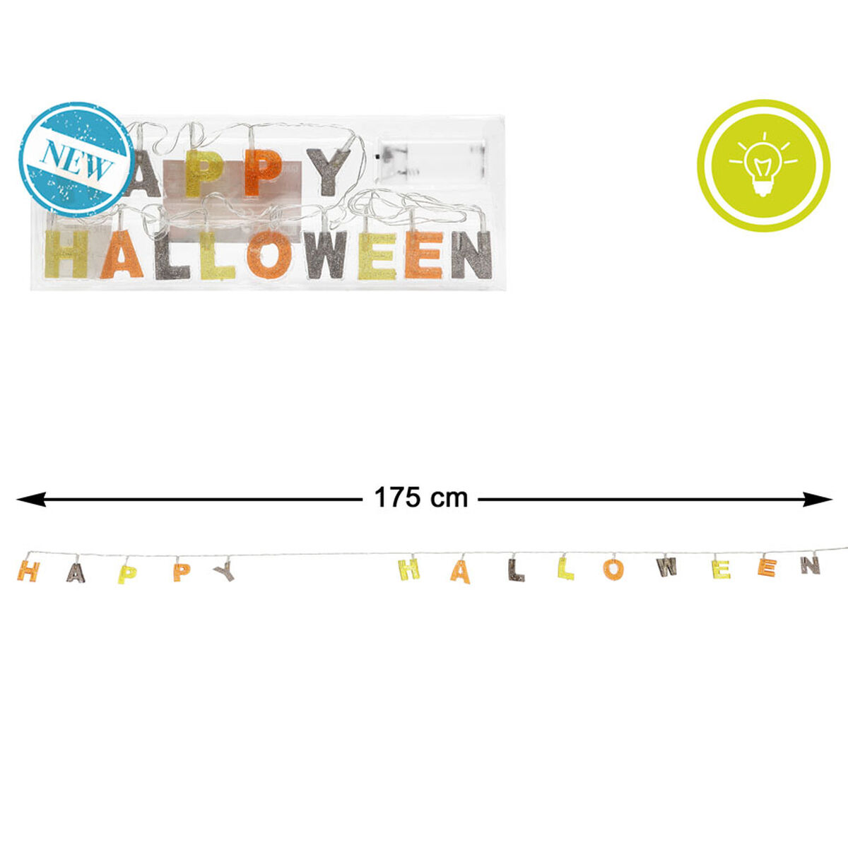 Decorazione per Halloween 175 cm Ghirlanda