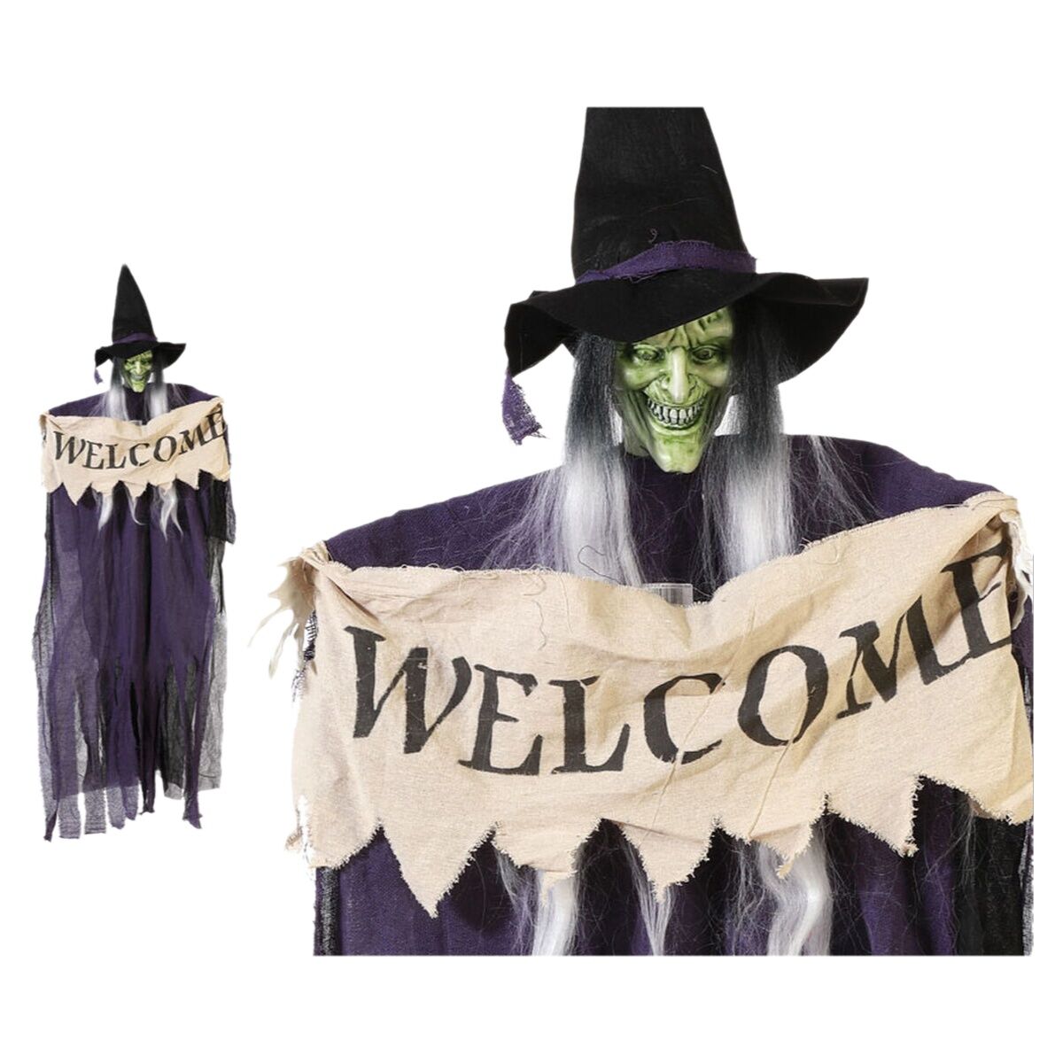Decorazione per Halloween Welcome Strega 175 cm