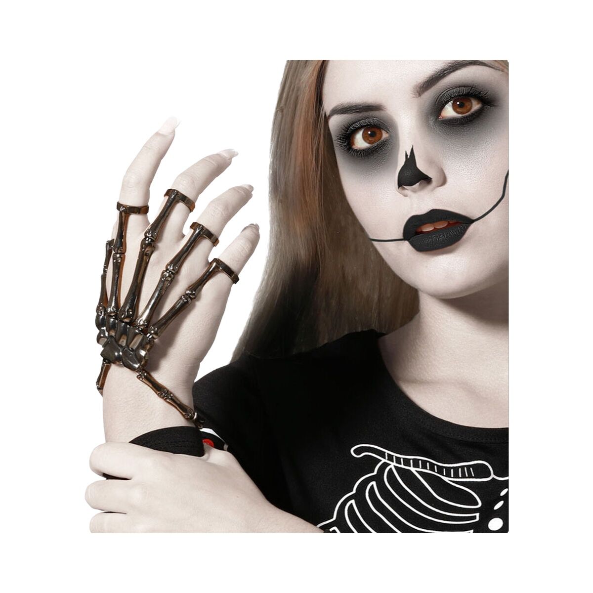 Decorazione per Halloween Argentato Scheletro