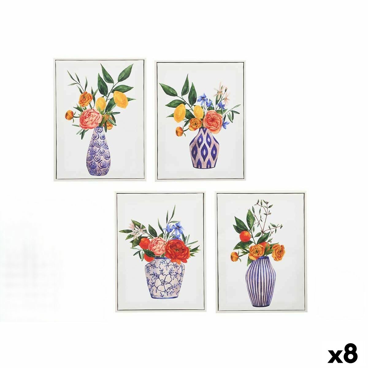 Tela Gift Decor Vaso 30 x 3 x 40 cm (8 Unità)