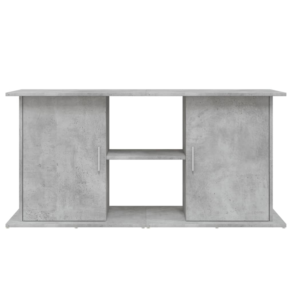 vidaXL Soporte para acuario de hormigón gris 121x41x58 cm de madera sintética - Image 5