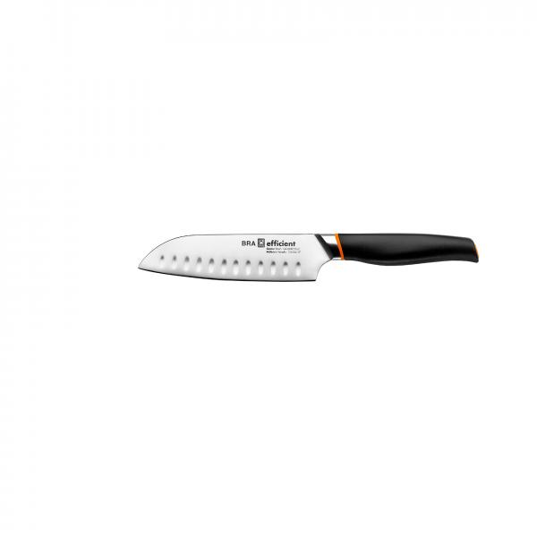 Coltello Santoku   BRA A198003 Nero Grigio Acciaio inossidabile