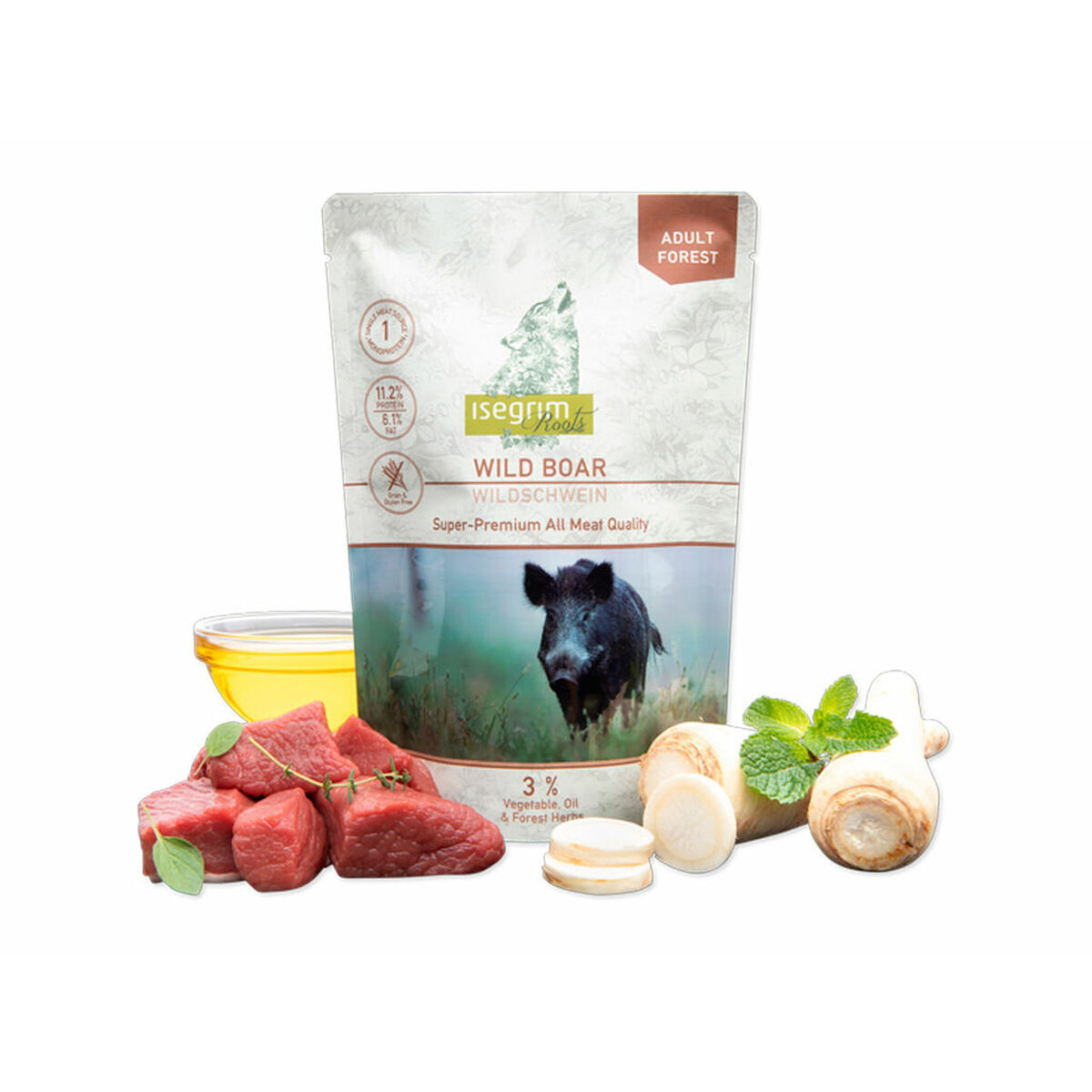 Cibo umido Isegrim Cinghiale 410 g