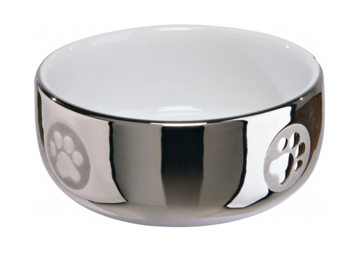 Ciotola per gatti Trixie Bianco Argentato