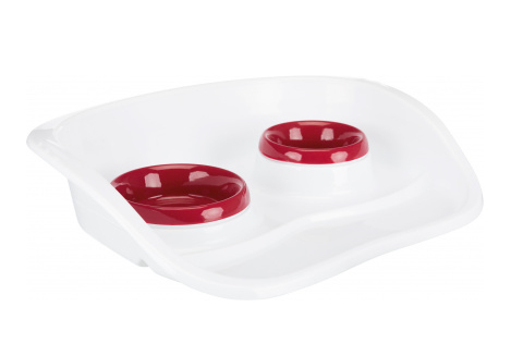 Ciotola per animali domestici Trixie Bianco Plastica 250 ml 300 ml 46 × 11 × 30 cm