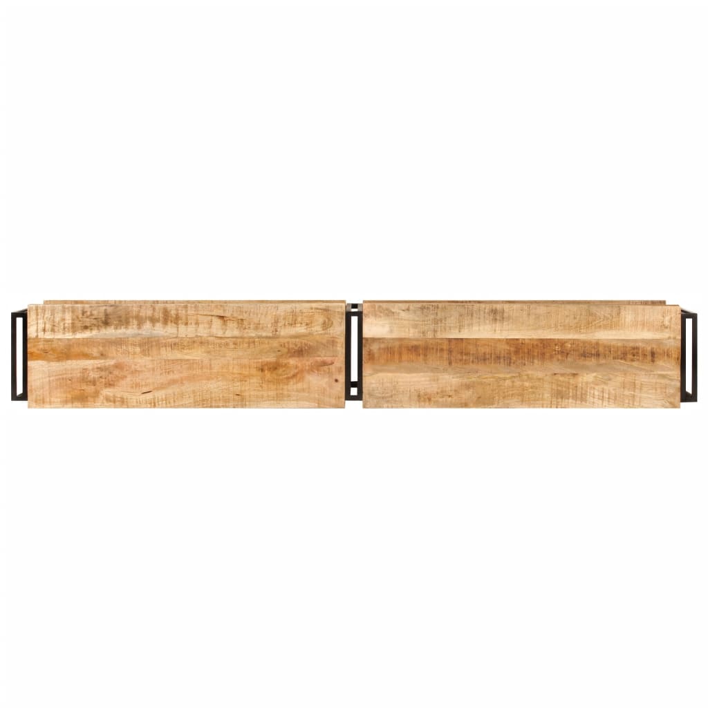 vidaXL Mueble de TV madera maciza de mango 200x30x40 cm - Image 4