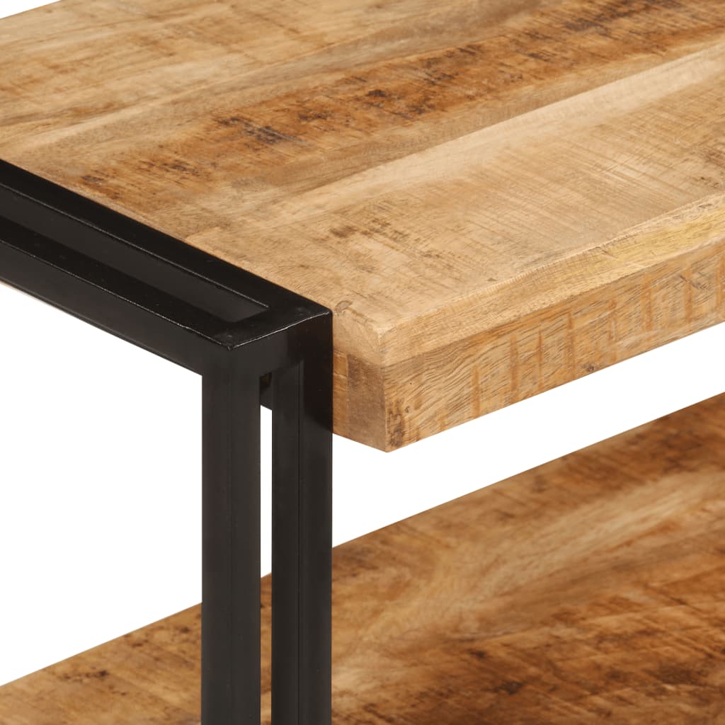 vidaXL Mueble de TV madera maciza de mango 200x30x40 cm - Image 5