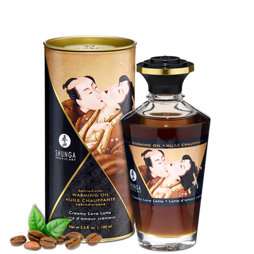 Olio per Massaggio Erotico Shunga Caffè Caffellatte (100 ml) (100 ml)