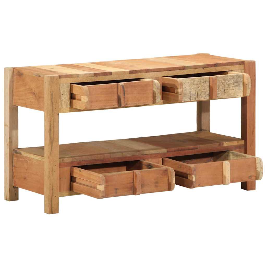 vidaXL Gabinete de TV Marrón 83 x 33 x 46 cm Madera maciza recuperada - Image 3