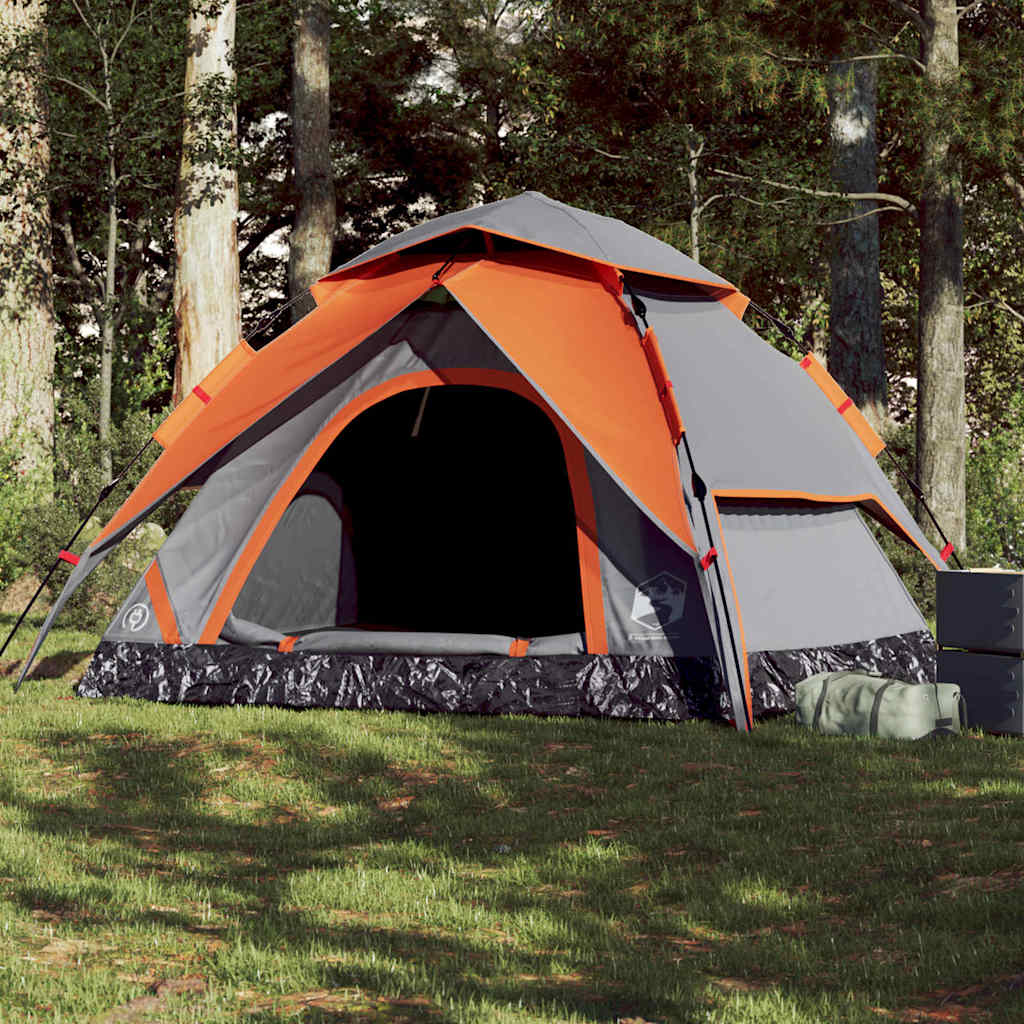 vidaXL Tente de camping à dôme 5 personnes libération rapide