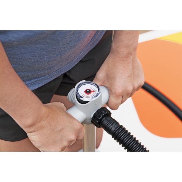 Bestway Pompa a Mano Sport 25x10,5x65 cm Gonfiabile e Campeggio 62227 - Image 4