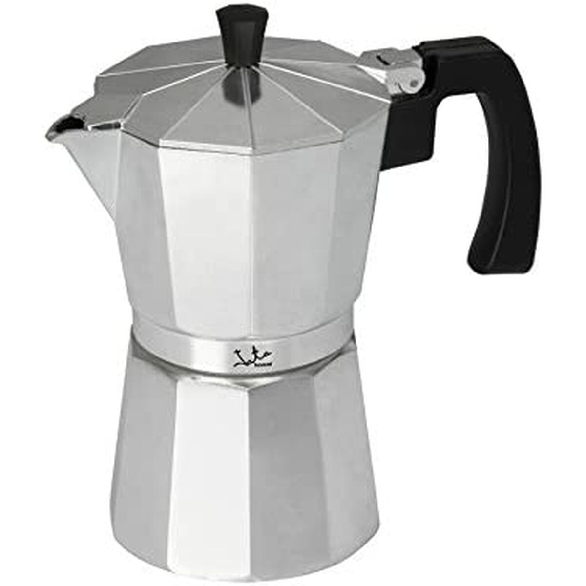 Caffettiera Italiana JATA CCA6          * Argentato 6 Tazze Alluminio