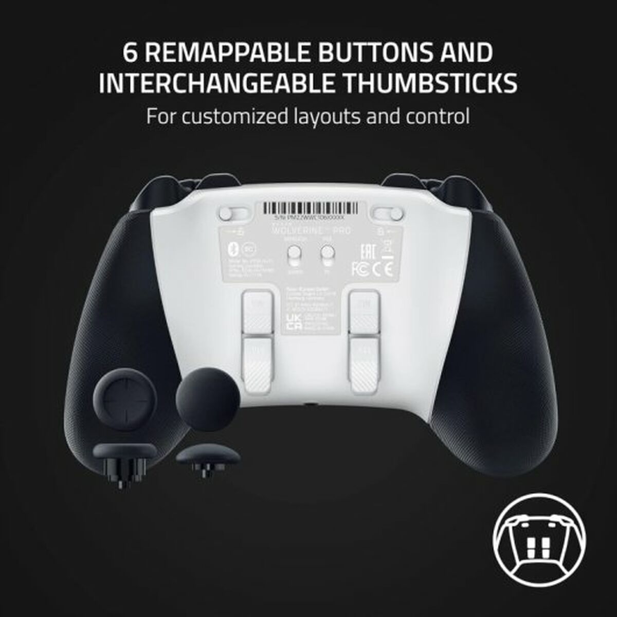 Controller Gaming Razer Wolverine V2 Pro Bianco Bluetooth - Image 6