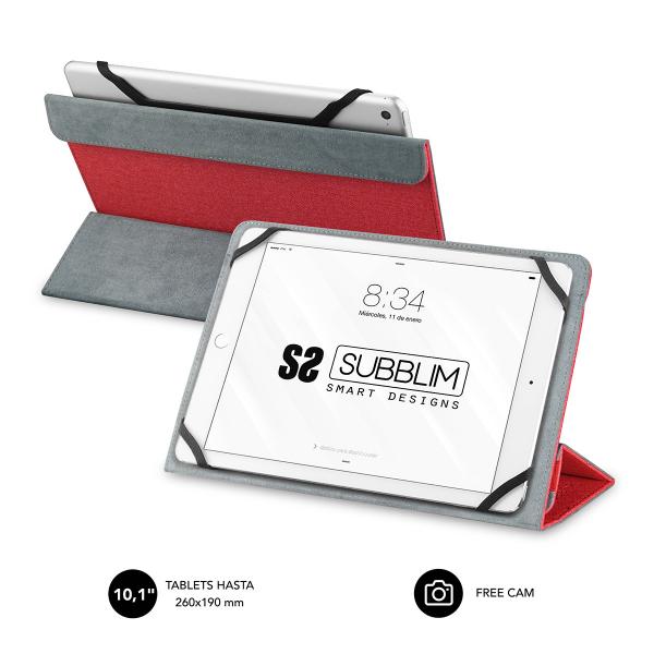 Custodia per Tablet Subblim SUB-CUT-2FC002 Rosso