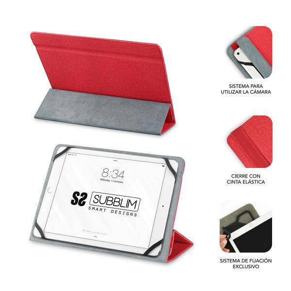 Custodia per Tablet Subblim SUB-CUT-2FC002 Rosso - Image 4