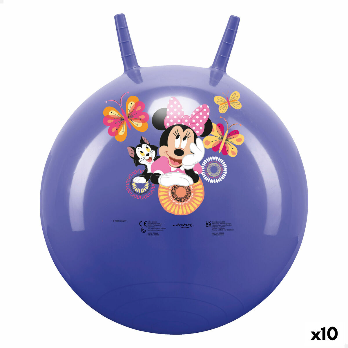 Palla che salta Minnie Mouse Viola (10 Unità)