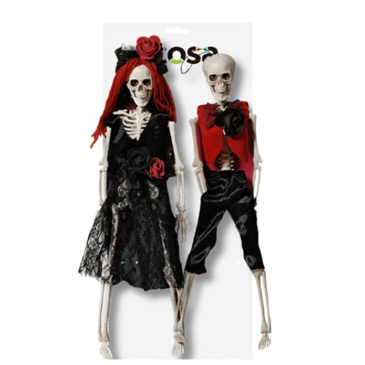Decorazione per Halloween Scheletro 45 x 20 cm