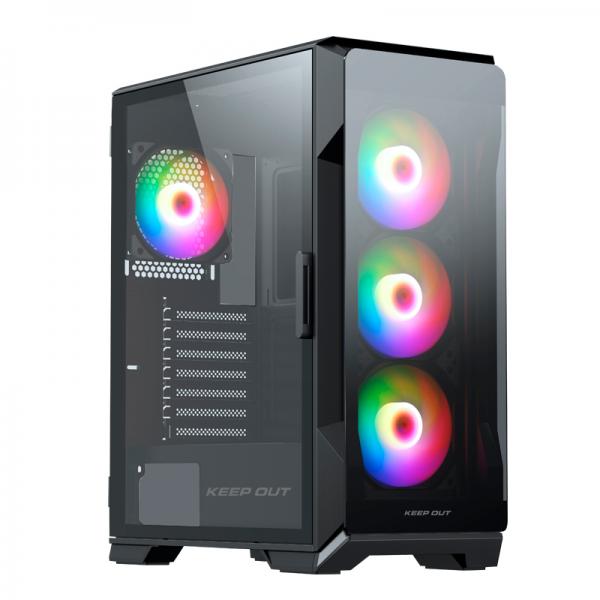 Case computer desktop ATX KEEP OUT XC-901 PRO Nero