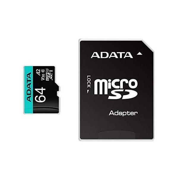 Scheda Micro SD Adata AUSDX64GUI3V30SA2 64 GB