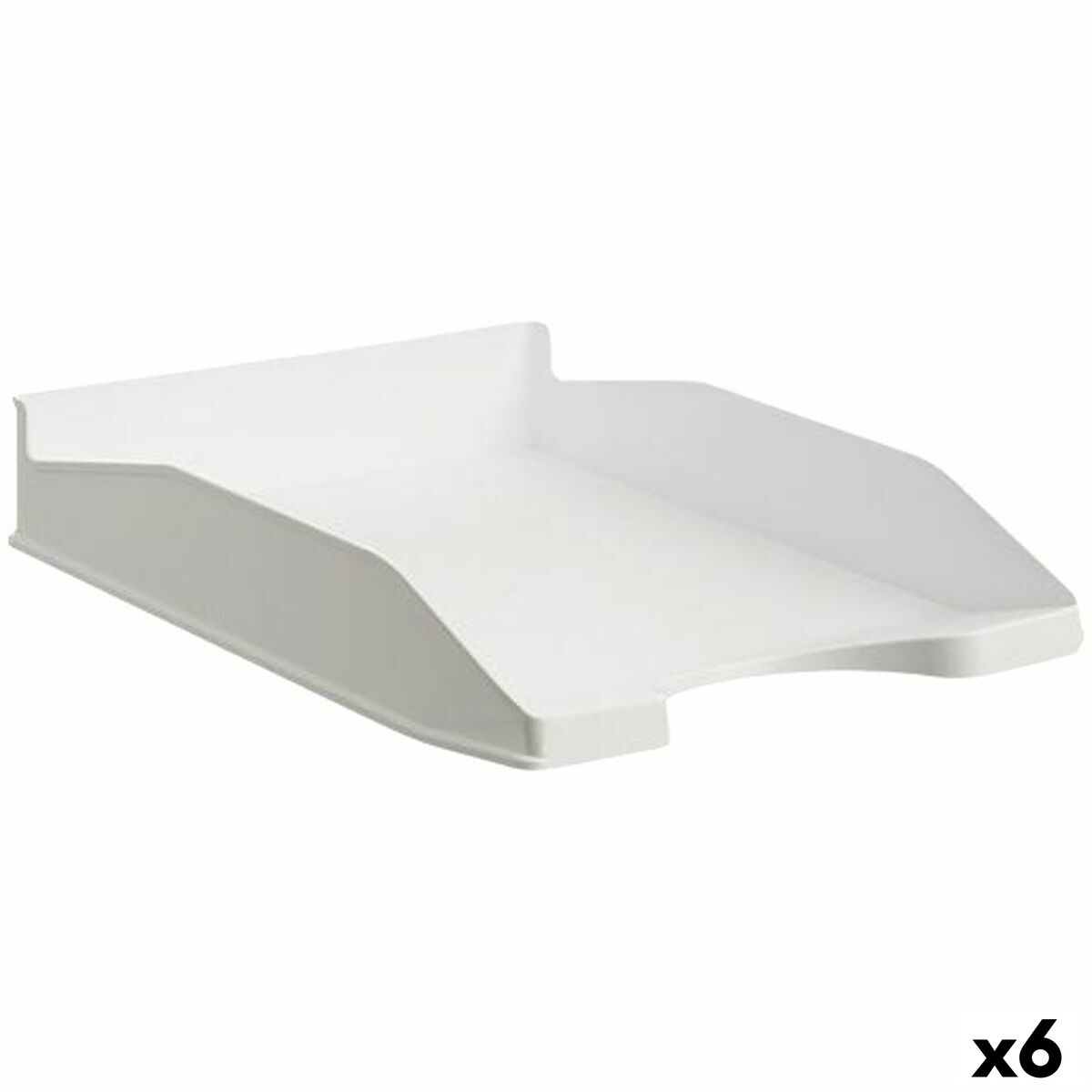 Vassoio Portadocumenti Archivo 2000 Plastica Riciclabile 34,5 x 25,5 x 6 cm (6 Unità)