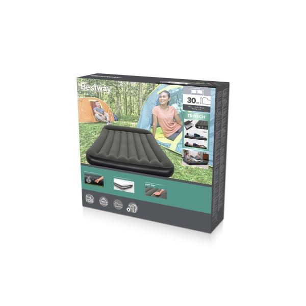 Bestway Materasso Singolo Gonfiabile per Campeggio 191x137x30 cm 67681