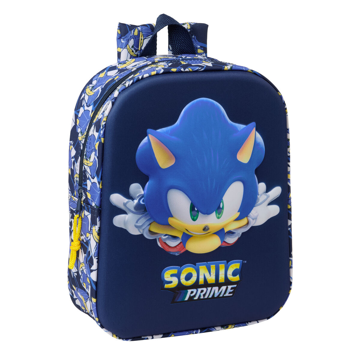 Zaino Scuola Sonic City Azzurro 22 x 27 x 10 cm