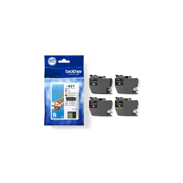Cartuccia ad Inchiostro Originale Brother LC-421VAL Multicolore - Image 3