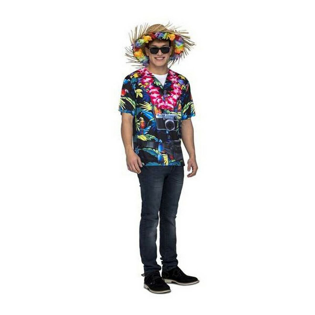 Costume per Adulti My Other Me Hawaiano Taglia:XL