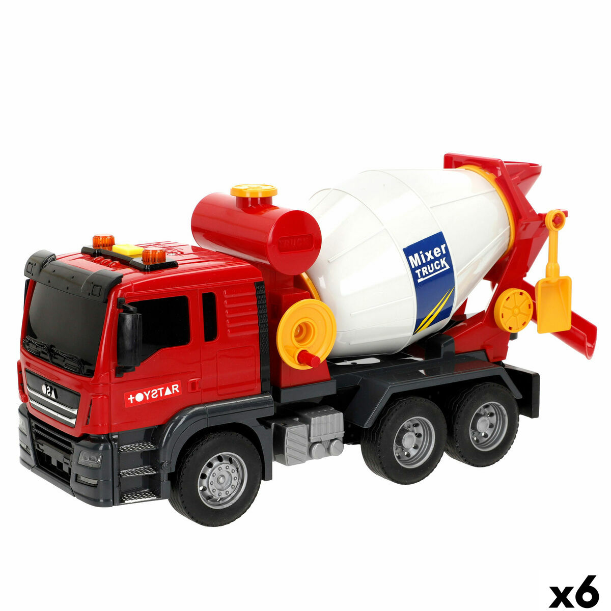 Camion Betoniera Speed & Go 26 x 14 x 9 cm (6 Unità)