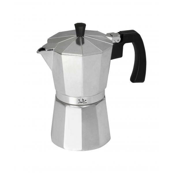 Caffettiera Italiana JATA CCA9 Alluminio 9 Tazze Argentato