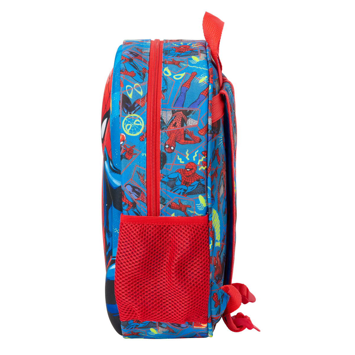 Zaino per Bambini Spider-Man Rosso Blu Marino 27 x 33 x 10 cm 3D - Image 3