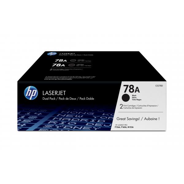 Toner Originale HP 78A Nero (2 Unità)