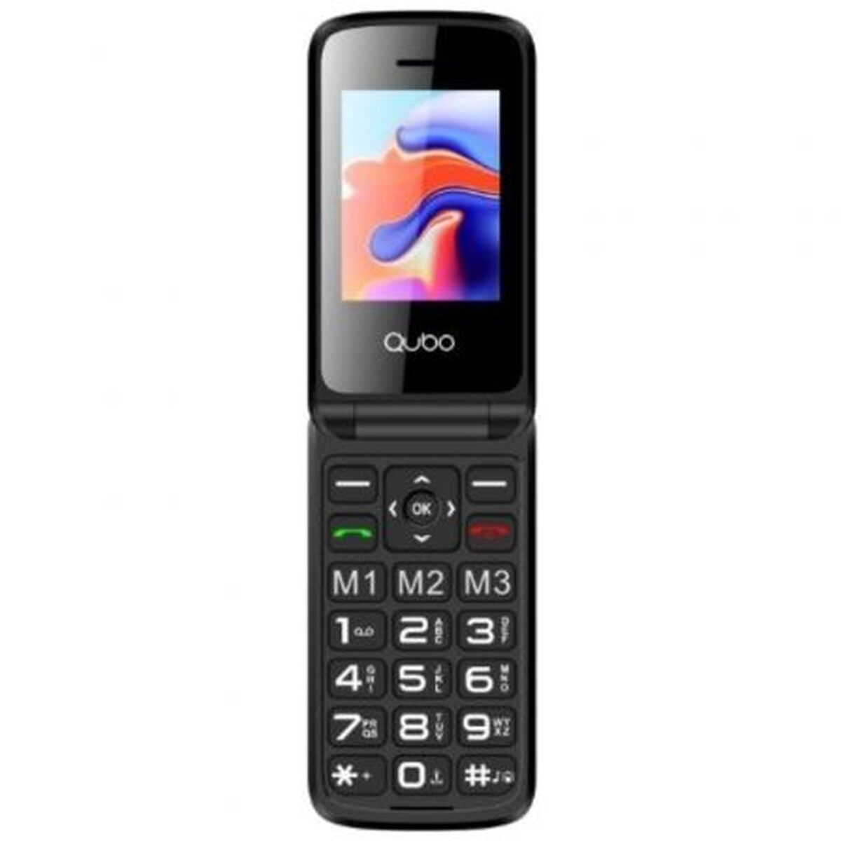 Cellulare per anziani Qubo Qubo X-247 Nero