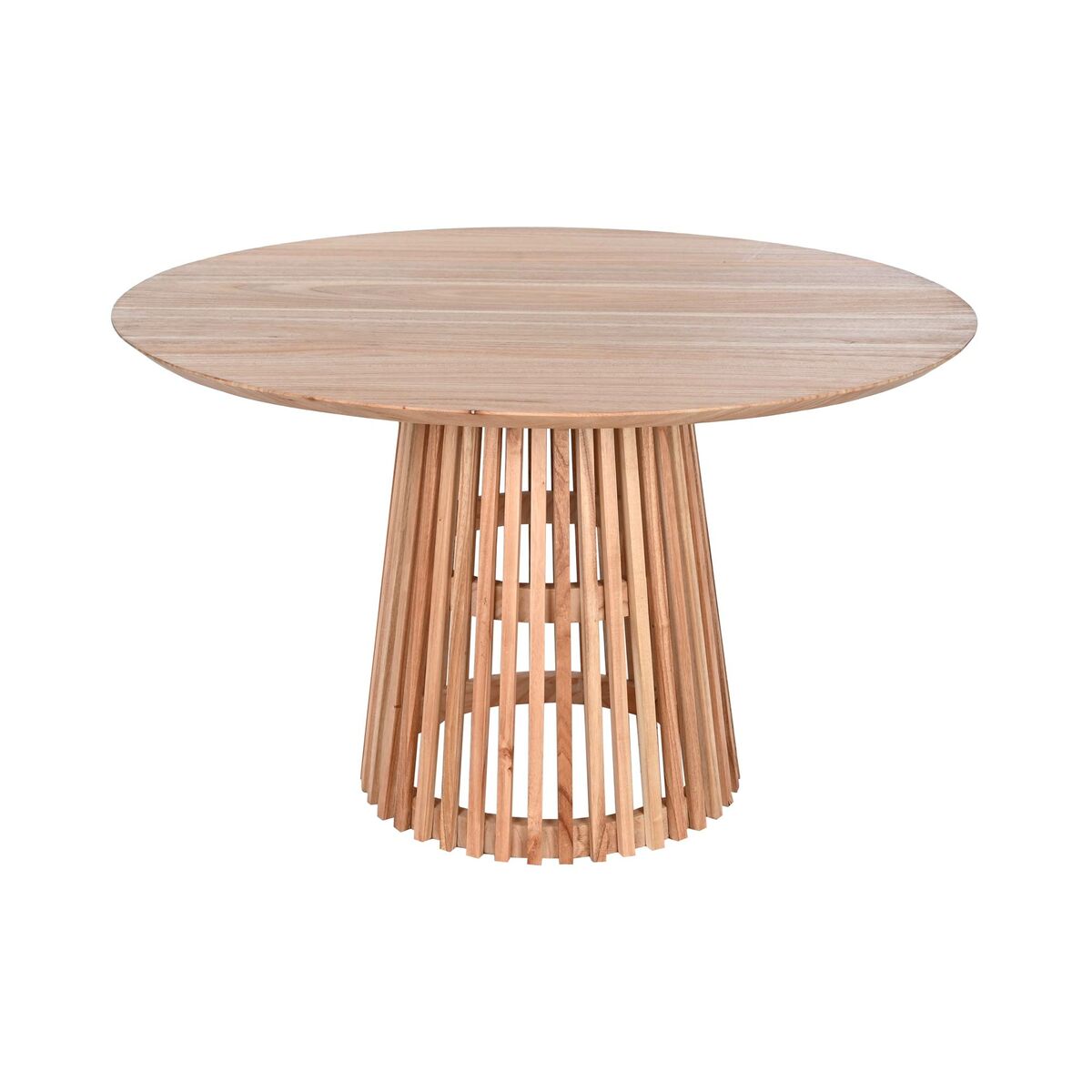 Tavolo da Pranzo Home ESPRIT Naturale legno di mindi 120 x 120 x 75 cm