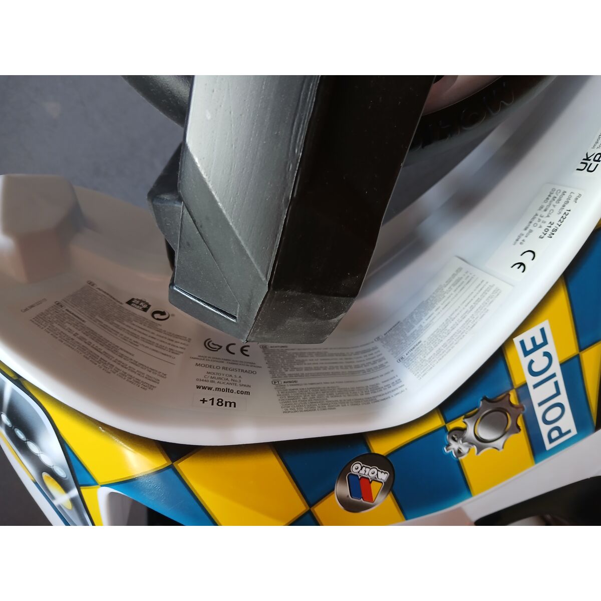 Cavalcabili Moltó Moto Poliziotto (73 cm) - Image 4