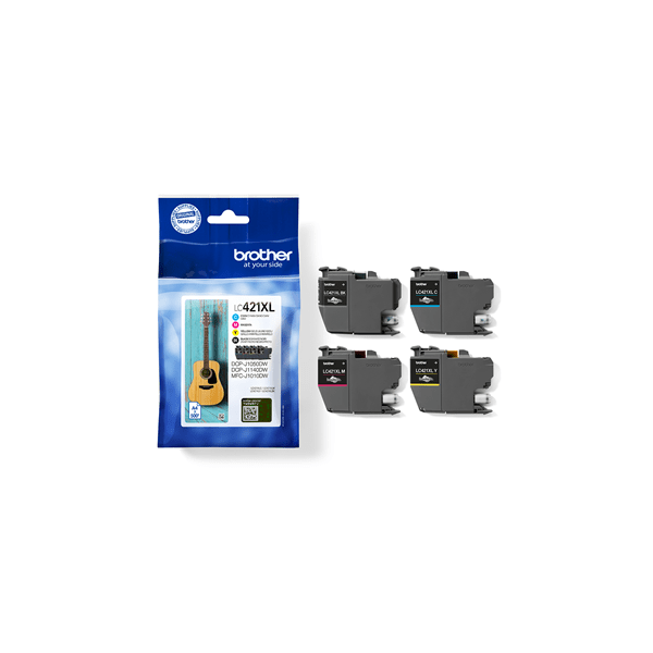 Cartuccia ad Inchiostro Originale Brother LC-421XLVAL Multicolore - Image 3