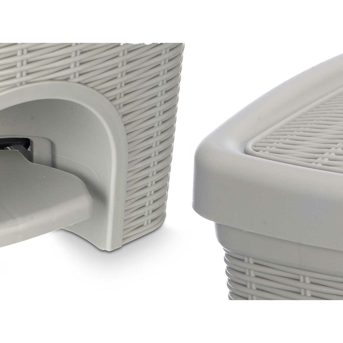 Cestino Stefanplast Grigio chiaro Plastica 20 L (6 Unità) - Image 5