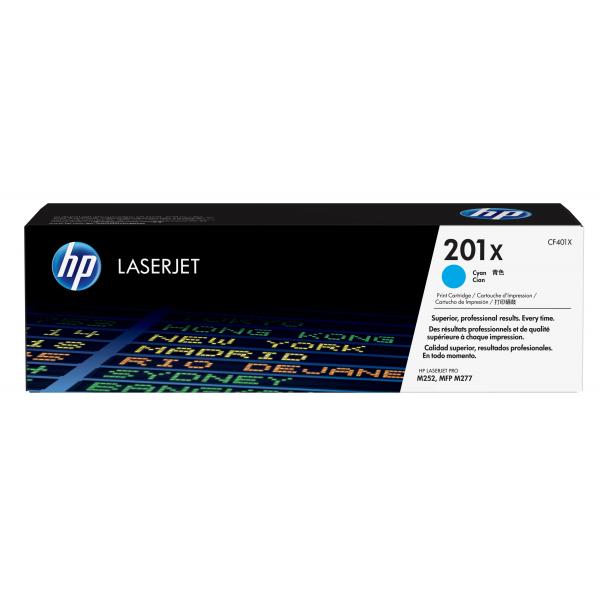 Toner Originale HP 201X Ciano