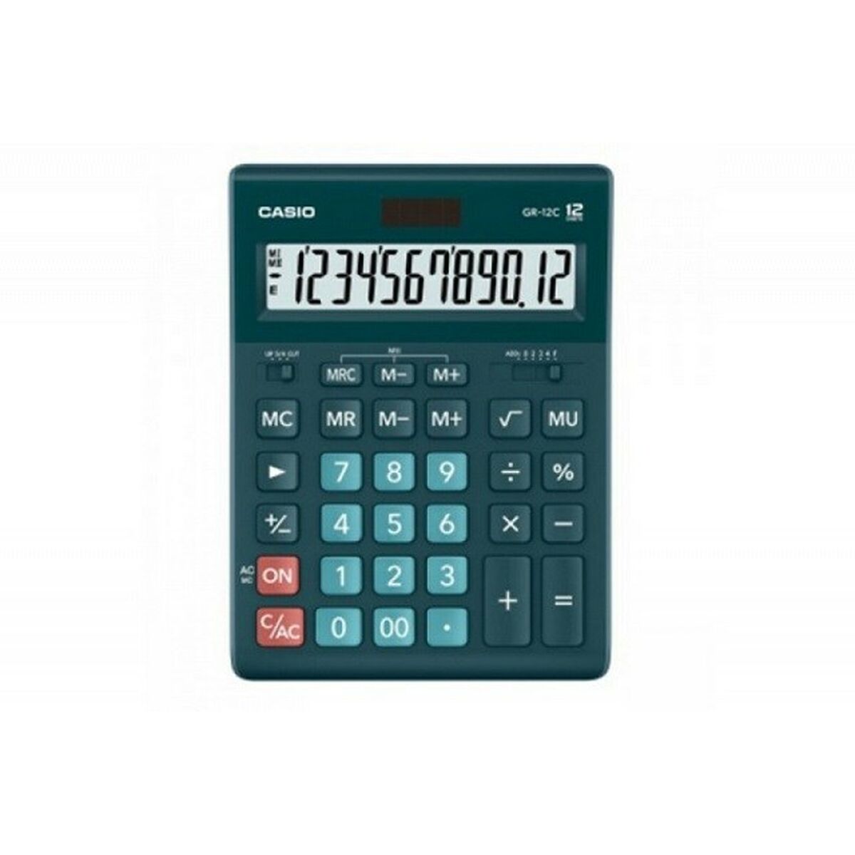 Calcolatrice Casio GR-12C-DG Nero Verde Plastica - Image 5