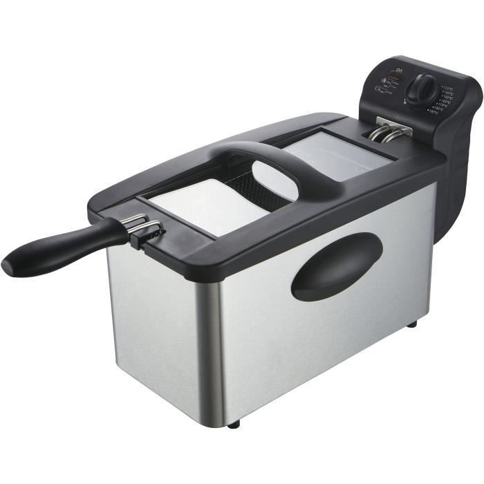 Friggitrice 3 L Continental Edison Cerfr3in2 - 2000w - Inox