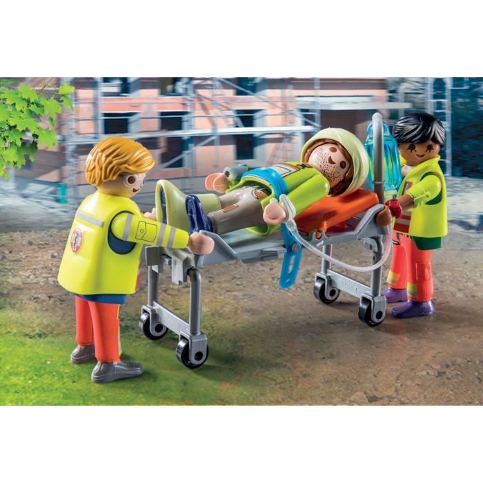 Playmobil - 71202 - City Action Les Subcutors - Ambulance With Light And Sound Effects - Image 5