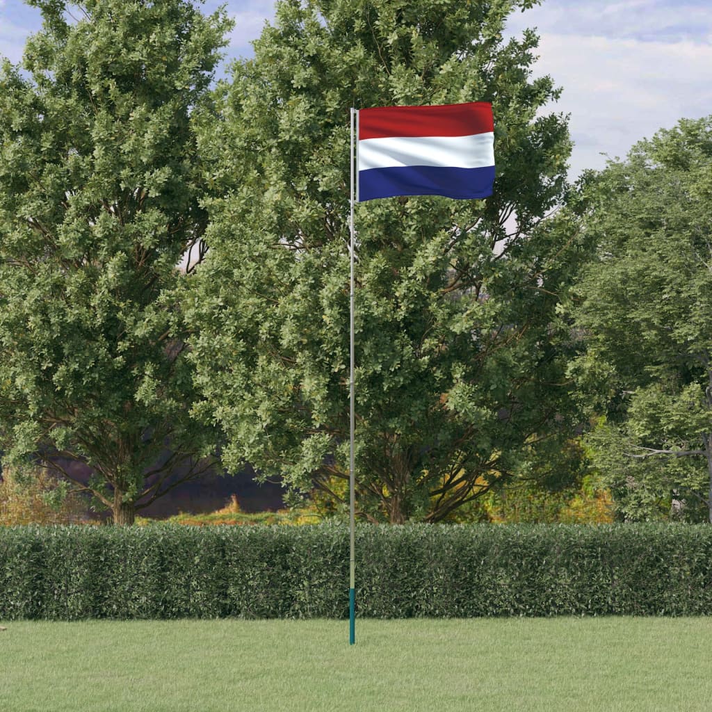 Asta E Bandiera Olanda 5,55 M Alluminio