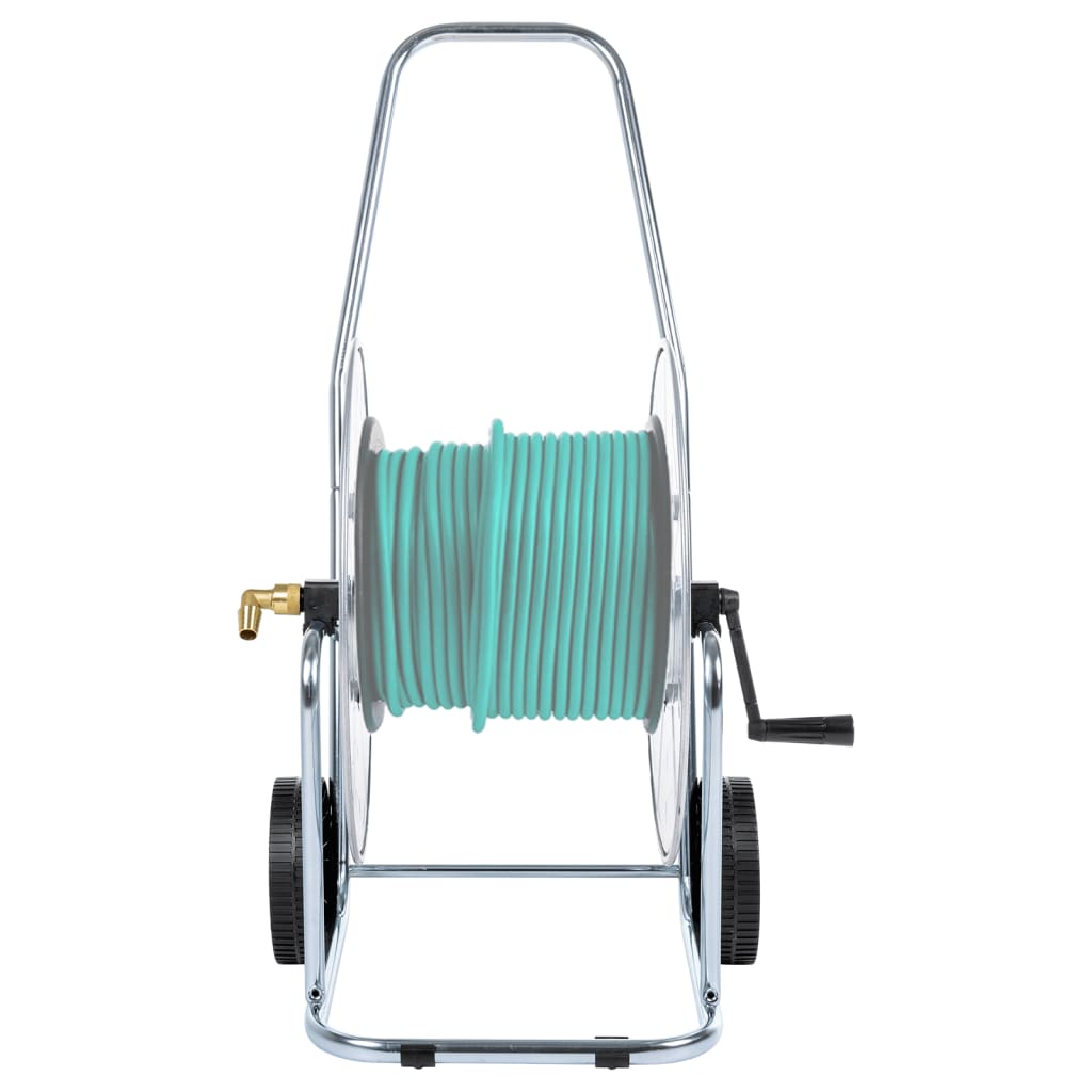 Carrello Avvolgitubo Per Tubo Flessibile 80 M 3/4" In Acciaio