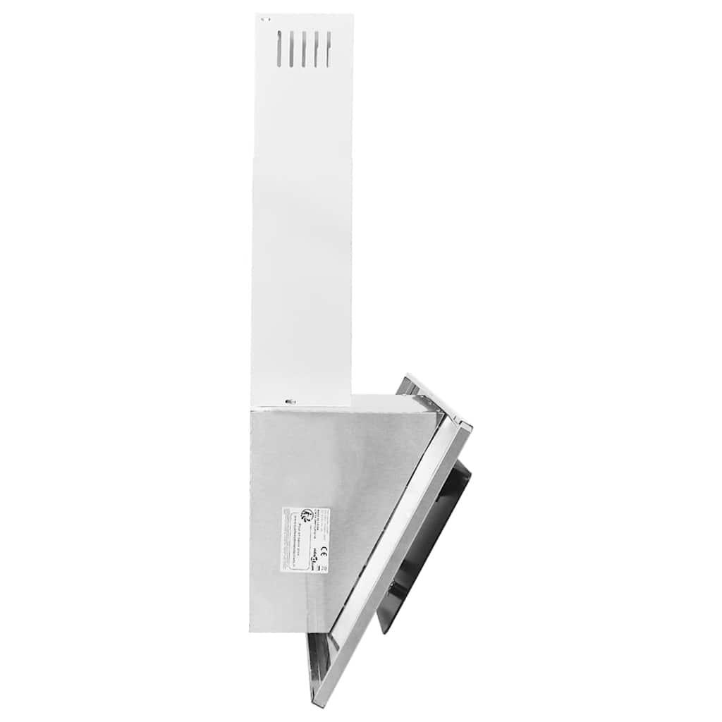 Cappa A Parete 90 Cm In Acciaio Inox E Vetro Temperato Argento - Image 4